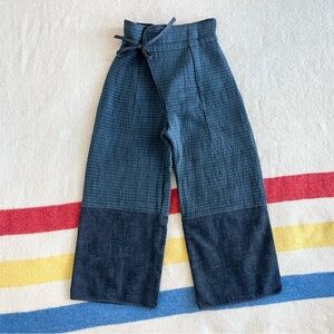 Faye Toogood the Upholsterer trousers- Rope Quilted Pewter